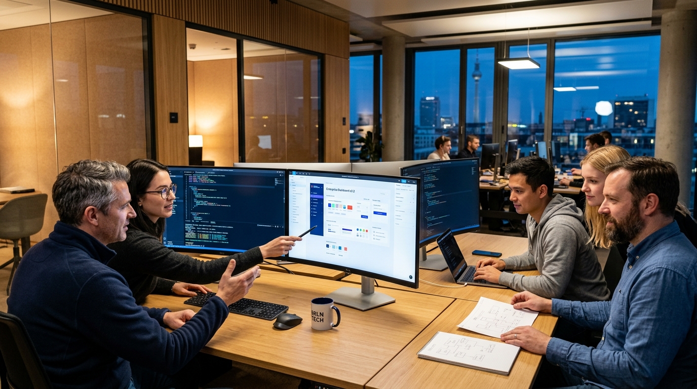 Connected enterprise development ecosystem - full stack modern engineers and UX designers