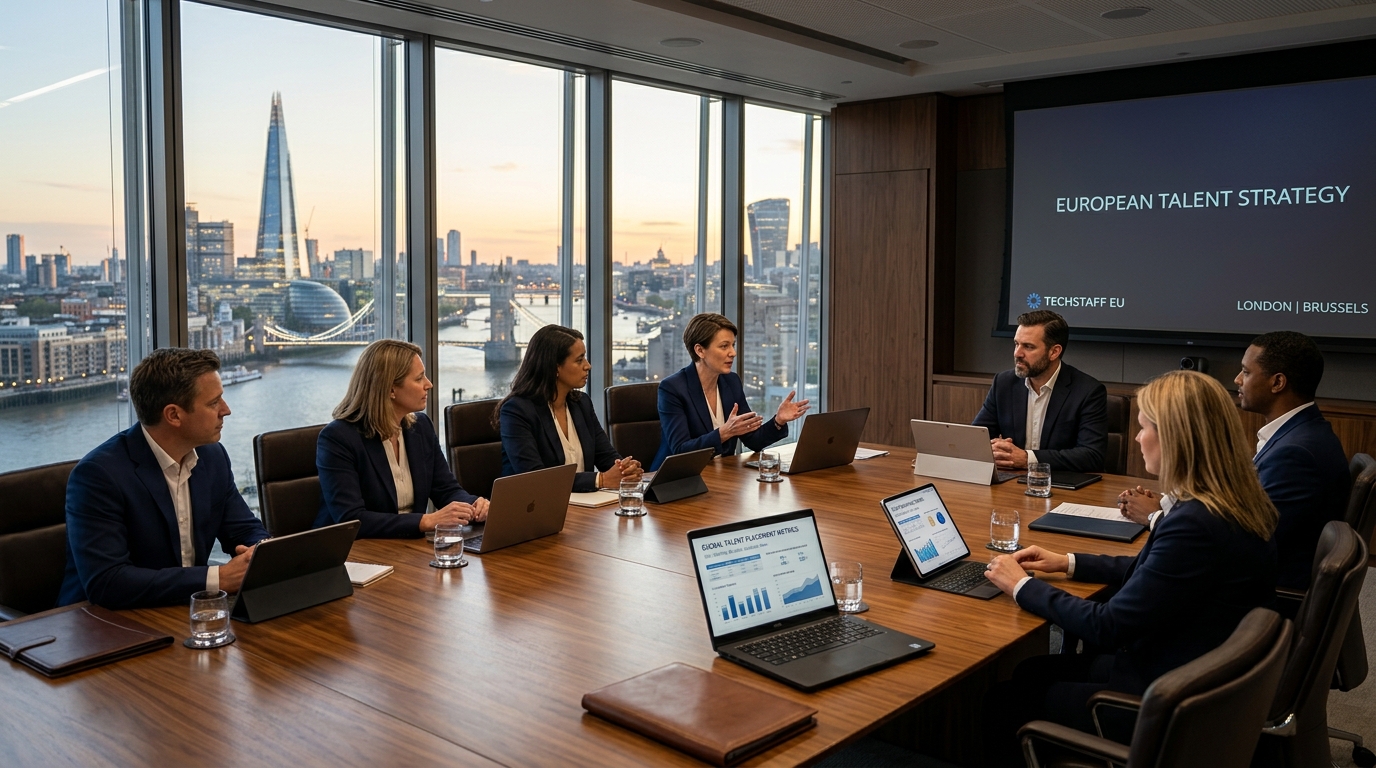 UIX Technologies European IT Staffing Leadership & Technology Directors in Executive Boardroom